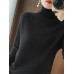 Women's Pullover Sweater Jumper Turtleneck Ribbed Knit Wool Oversized Fall Winter Regular Outdoor Valentine's Day Daily Stylish Casual Soft Long Sleeve Solid Color Black White Pink S M L