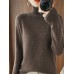 Women's Pullover Sweater Jumper Turtleneck Ribbed Knit Wool Oversized Fall Winter Regular Outdoor Valentine's Day Daily Stylish Casual Soft Long Sleeve Solid Color Black White Pink S M L