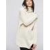 Women's Pullover Sweater Jumper Turtleneck Chunky Crochet Knit Knit Fall Winter Tunic Home Daily Basic Casual Soft Long Sleeve Solid Color Black White Light Grey S M L