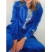 Women's Velvet Lounge Sets 2 Pieces Rhinestone Letter Jacket and Pants Sport Comfort Soft Home Daily Gyms Polyester Breathable Hoodie Long Sleeve Hoodie Pant Pocket Hoodie Fall Spring Blue Purple