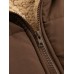 Women's Long Puffer Jacket Winter Fleece ParkaReversible Thermal Warm Windproof Winter Coat Hooded Jackets Comtemporary Casual Street Style Jacket Long Sleeve Brown Black