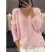 Women's Cardigan Sweater V Neck Ribbed Knit Polyester Sequins Patchwork Fall Winter Regular Party Valentine's Day Going out Elegant Stylish Soft Long Sleeve Plaid Black White Pink S M L