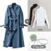 Autumn Classic -Women's Trench Coat Pullover Sweater