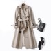 Autumn Classic -Women's Trench Coat Pullover Sweater