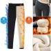 Women's Fleece Pants Tights Leggings Ankle-Length Micro-elastic High Waist Tights Casual / Sporty Weekend Yoga Black Gold Wine S M Fall & Winter