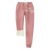 Women's Sweatpants Joggers Full Length Print Pocket Micro-elastic High Rise Sweatpants Savannah Joggers Daily Wear Transparent Blue claret S M Fall & Winter