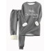 Women's Sweatshirt Tracksuit Pants Sets Fleece Letter Black Pink Wine Print Drawstring Long Sleeve Casual Daily Warm Daily Round Neck Regular Fit Fall & Winter