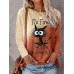 Women's T shirt Tee Pink Purple Orange Graphic Color Gradient Print Long Sleeve Casual Weekend Cartoon Round Neck Regular I'm Fine Painting Plus Size S