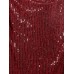 Women's Black Dress Sequin Dress Party Dress Sparkly Twist Deep V Mini Dress Party Birthday Club Festival Regular Fit Black Wine S M L