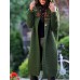 Women's Clunky Knitted Cardigan Hooded Button Front CardiganPlain Stylish Basic Casual Long Sleeve Loose Sweater Cardigans Hooded Fall Winter Green Blue Gray / Chunky