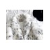 Women's Faux Fur Coat Modern Comfortable Street Style Plush Patchwork Pocket Outdoor Daily Wear Vacation Going out Faux Fur Long Coat Winter Fall White Cardigan Turndown Loose Fit S M L XL XXL / Warm