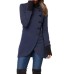 Women's Coat Outdoor Daily Wear Going out Fall Winter Coat Stand Collar Regular Fit Windproof Warm Comtemporary Stylish Casual Jacket Long Sleeve Plain Slim Fit Black Wine Army Green