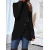 Women's Coat Outdoor Daily Wear Going out Fall Winter Coat Stand Collar Regular Fit Windproof Warm Comtemporary Stylish Casual Jacket Long Sleeve Plain Slim Fit Black Wine Army Green