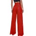 Women's Wide Leg Pants Trousers Sparkly Pants Full Length Sequins Micro-elastic High Waist Elegant Fashion Party Street claret M beige S M Summer Spring