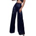 Women's Wide Leg Pants Trousers Sparkly Pants Full Length Sequins Micro-elastic High Waist Elegant Fashion Party Street claret M beige S M Summer Spring