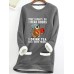 Women's Hoodie Sweatshirt Pullover Sherpa Fleece Lined Graphic Letter Warm Fuzzy Pocket Print Pink Blue Gray Casual Sports Hoodie Long Sleeve Top Micro-elastic Fall & Winter