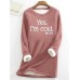 Women's Sweatshirt Pullover Sherpa Fleece Lined Graphic Warm Fuzzy Sherpa Fleece Black Dark Pink Red Street Casual Round Neck Long Sleeve Top Micro-elastic Fall & Winter