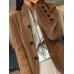 Women's Cardigan Sweater V Neck Cable Knit Polyester Button Pocket Fall Winter Short Daily Going out Weekend Stylish Casual Soft Long Sleeve Solid Color White Camel Brown S M L