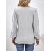 Women's T shirt Tee Plain Black Pink Wine Long Sleeve Daily Weekend Fashion Square Neck Regular Fit Fall & Winter