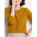 Women's Pullover Sweater Jumper Crew Neck Ribbed Knit Polyester Oversized Fall Winter Outdoor Daily Going out Stylish Casual Soft Long Sleeve Solid Color Black White Yellow S M L