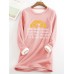 Women's Sweatshirt Pullover Sherpa Fleece Lined Dog Letter Warm Fuzzy Print Black Pink Dark Pink Casual Sports Round Neck Long Sleeve Top Micro-elastic Fall & Winter