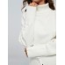 Women's Pullover Sweater Jumper Turtleneck Ribbed Knit Button Knitted Regular Work Daily Going out Fashion Casual Soft Long Sleeve Solid Color Beige S M L